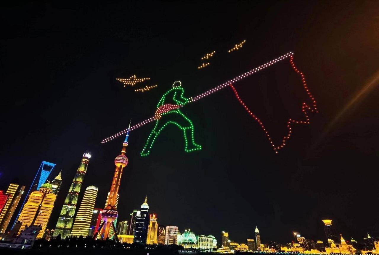 Shanghai drone show 2056